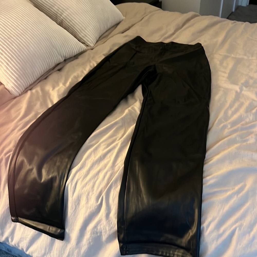PLT leather pants
